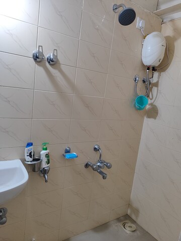 Bathroom in 1 BHK Apartment at Satellite Garden, Goregaon East – for Rent