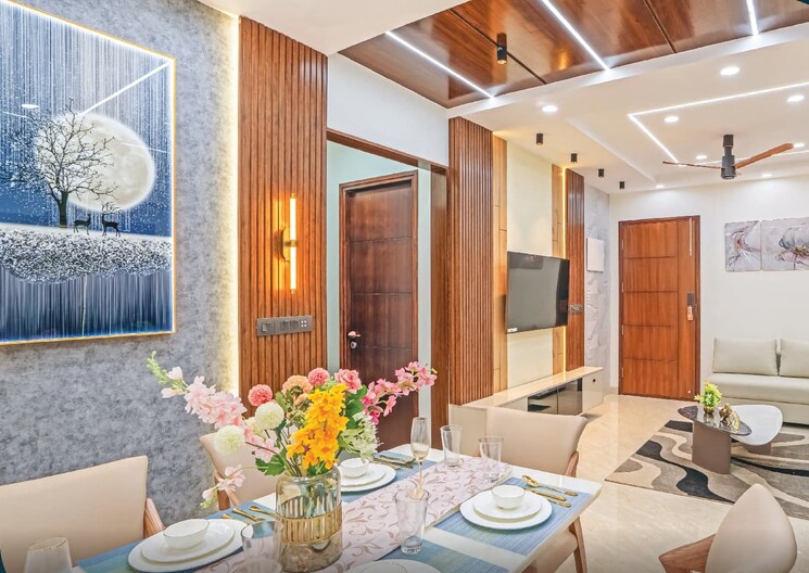 Living Room, sbr-one-residence 3 Bedroom 1628 Sq.Ft. Apartment In Whitefield Bangalore 8867910