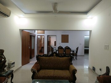 Living Room in 3 BHK Apartment at Yogmaya Apartment, Vasant Kunj – for Rent