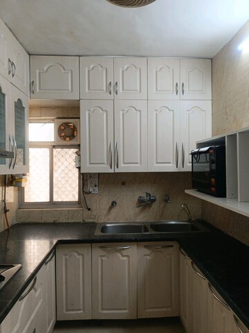 Kitchen in 3 BHK Apartment at Yogmaya Apartment, Vasant Kunj – for Rent