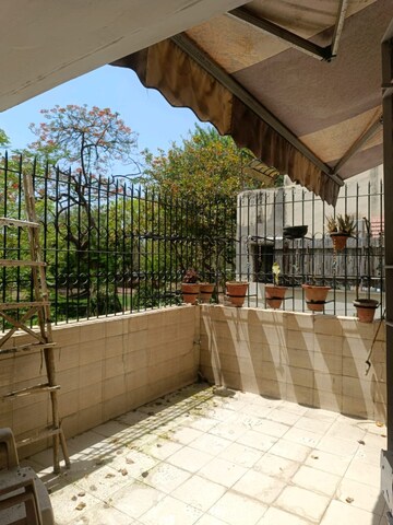 Balcony in 3 BHK Apartment at Yogmaya Apartment, Vasant Kunj – for Rent