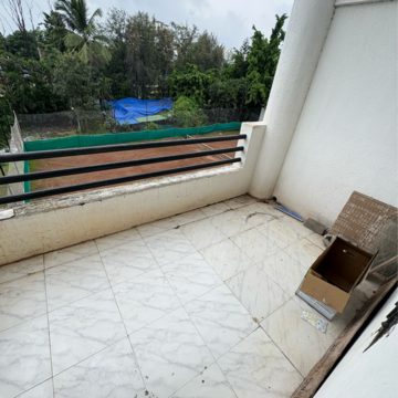 Balcony in 2 BHK Apartment at Townscape Mithila Nagari, Pimple Saudagar – for Rent