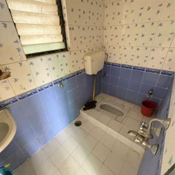 Bathroom in 2 BHK Apartment at Townscape Mithila Nagari, Pimple Saudagar – for Rent