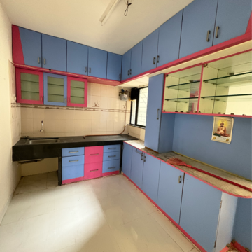 Kitchen in 2 BHK Apartment at Townscape Mithila Nagari, Pimple Saudagar – for Rent