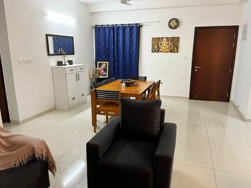 Living Room in 3 BHK Apartment at L&T Raintree Boulevard, Hebbal – for Rent