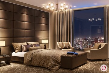 Bedroom in 4 BHK Builder Floor at Panchsheel Park – for Rent