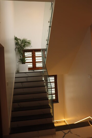 Staircase in 4 BHK Independent House at Peroorkada – for Sale