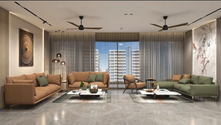 Living Room, vesu 4 Bedroom 3200 Sq.Ft. Apartment In Vesu Surat 8868387