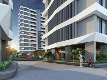 4 BHK Apartment – Exterior View View at Vesu - for Sale
