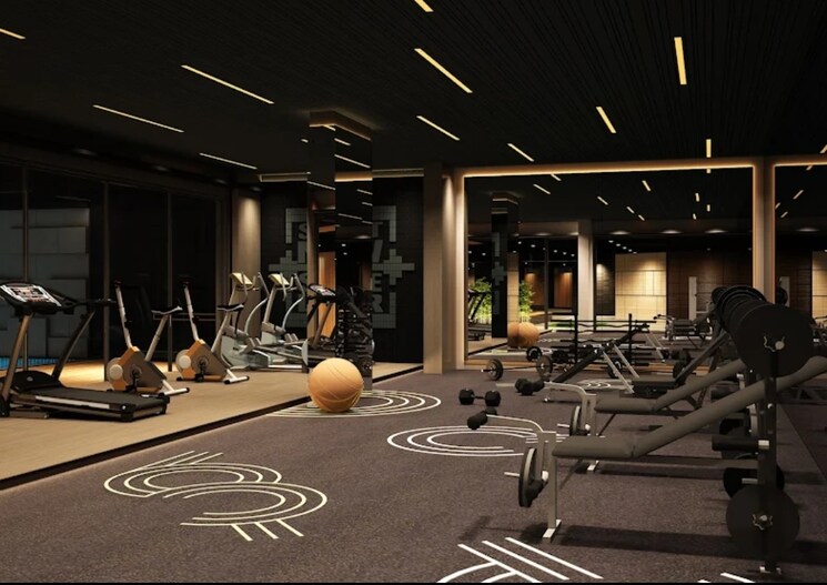 Gym, vesu 4 Bedroom 3200 Sq.Ft. Apartment In Vesu Surat 8868387