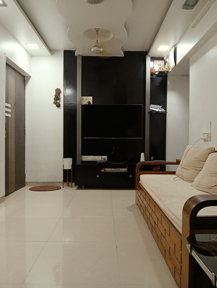 Living Room, philjoy-chs 1 Bedroom 440 Sq.Ft. Apartment In Borivali West Mumbai 8868370