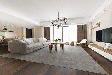 Living Room in 3 BHK Apartment at Sobha Aurum, Sector 36 Greater Noida – for Sale