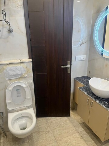 Bathroom in 2 BHK Builder Floor at Malviya Nagar – for Rent