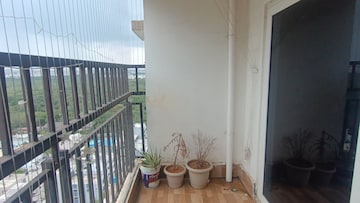 Balcony in 3 BHK Apartment at Cybercity Rainbow Vistas Rock Gardens, Hi Tech City – for Rent