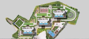 Master Plan in 3 BHK Apartment at Godrej Exquisite, Ghodbunder Road – for Sale