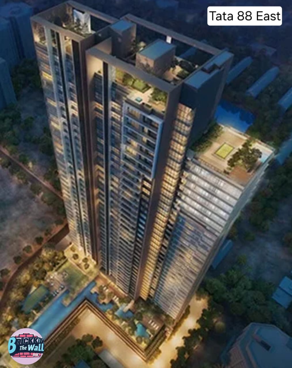 6 BHK + Pooja Room,Servant Room,Study Room,Extra Room 3606 Sq.Ft. Apartment in Tata 88 East