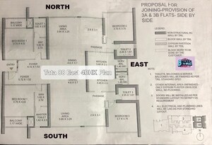 Floor Plan in 6 BHK Apartment at Tata 88 East, Alipore – for Sale