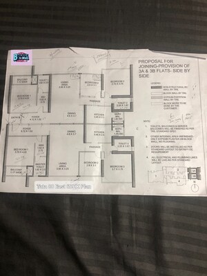 Floor Plan in 6 BHK Apartment at Tata 88 East, Alipore – for Sale