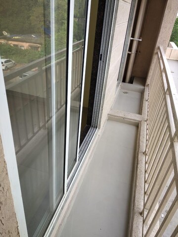 Balcony in 1 BHK Apartment at Laabh Pehla Ghar Shubh Sanket Complex, Ghodbunder Road – for Rent