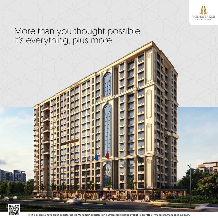 Exterior View, vaibhavlaxmi-queens-glory 1 Bedroom 381 Sq.Ft. Apartment In Chembur Mumbai 8868544