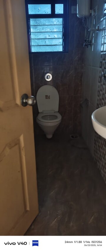 Bathroom in 2 BHK Apartment at Solitaire Heights, Malad West – for Rent