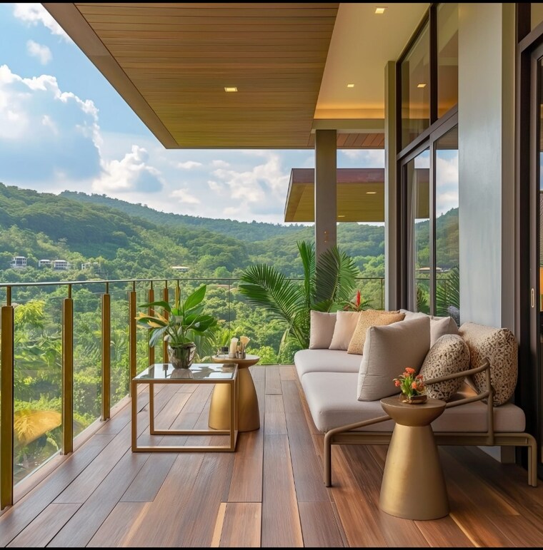 Balcony, lodha-massimo 6+ Bedroom 5358 Sq.Ft. Penthouse In Baner Pune 8868707