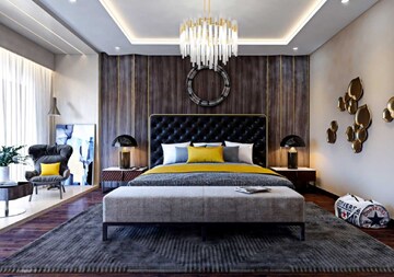 Bedroom in 4 BHK Builder Floor at New Friends Colony – for Rent