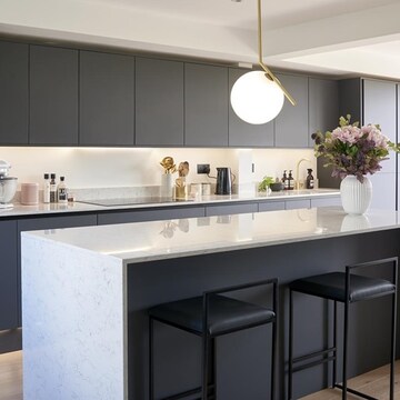 Kitchen in 4 BHK Builder Floor at New Friends Colony – for Rent