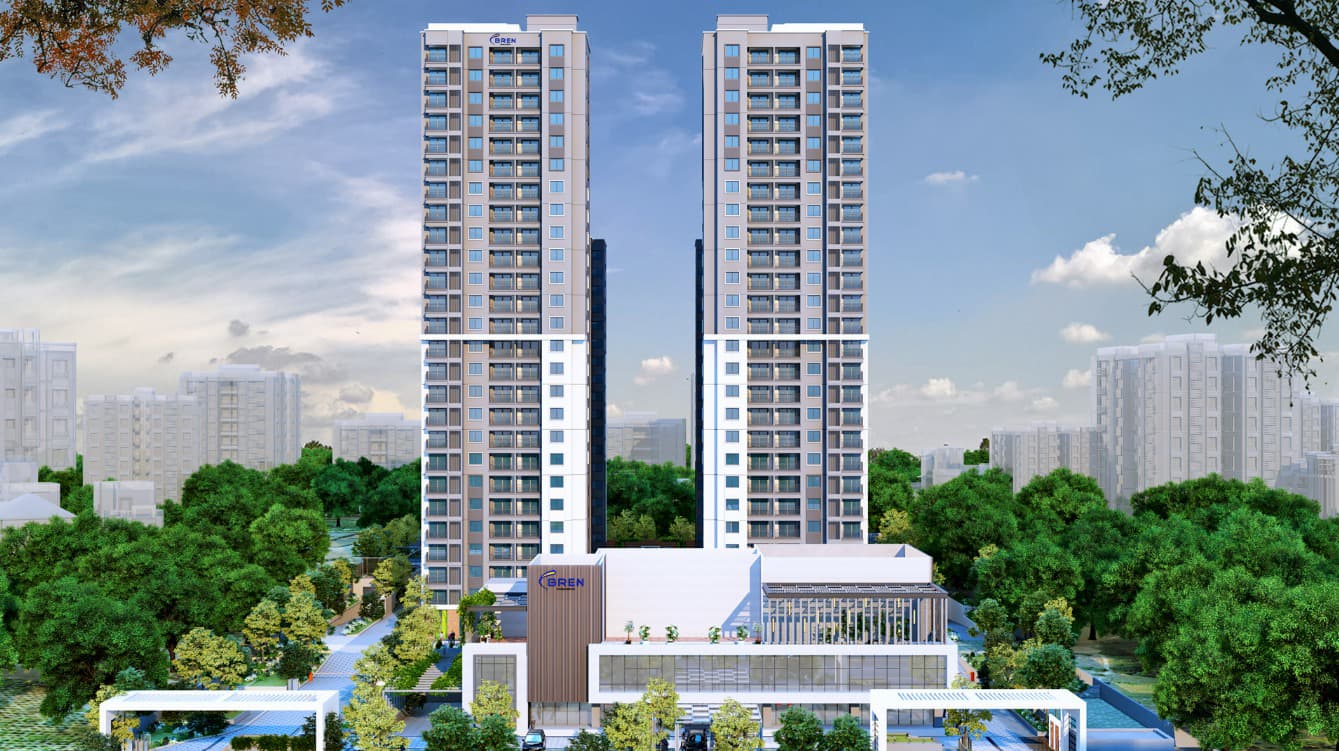 3 BHK + Extra Room 1682 Sq.Ft. Apartment in Bren Aspera