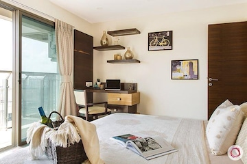 Living Room in 3 BHK Apartment at K Raheja Vistas, Powai – for Rent