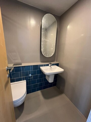 Bathroom in 2.5 BHK Apartment at Raheja Acropolis, Deonar – for Rent