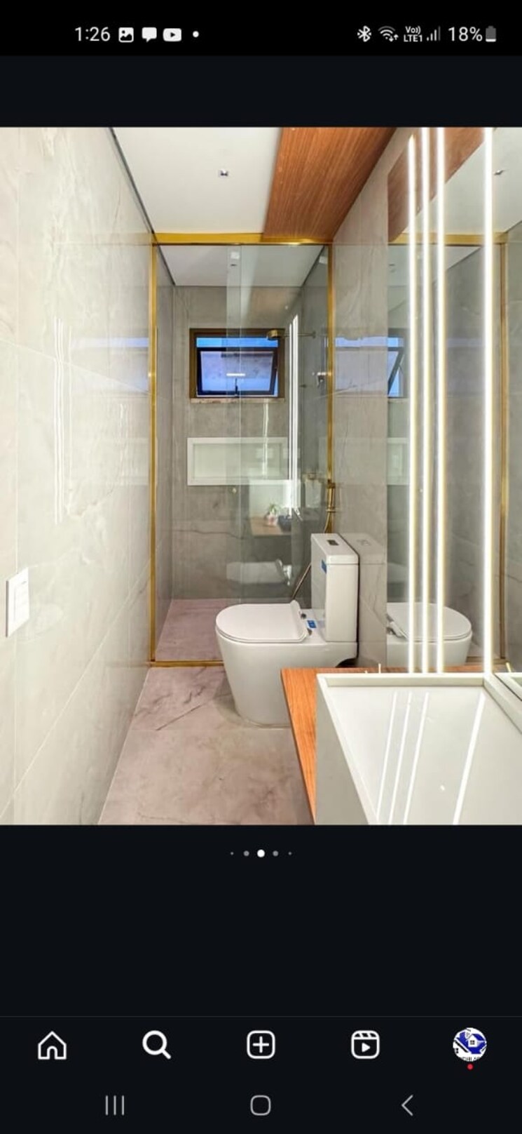 Bathroom, sector 29 3 Bedroom 2250 Sq.Ft. Builder Floor In Sector 29 Faridabad 8869089