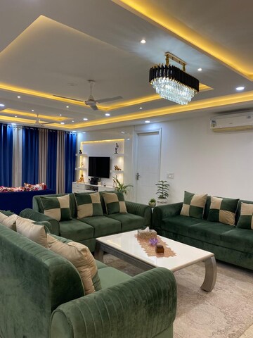 Living Room in 2 BHK Apartment at Elite Golf Green, Sector 79 – for Rent