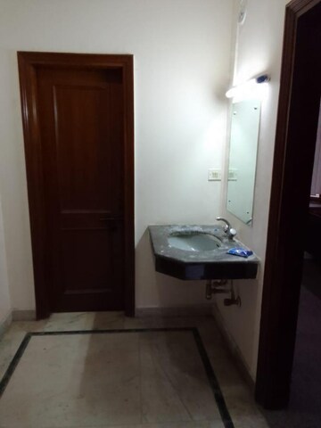 Bathroom in 4 BHK Builder Floor at Chanakyapuri – for Rent