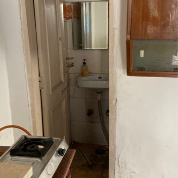 Kitchen in 1 RK Independent House at RWA Apartments Sector 39, Sector 39 – for Rent