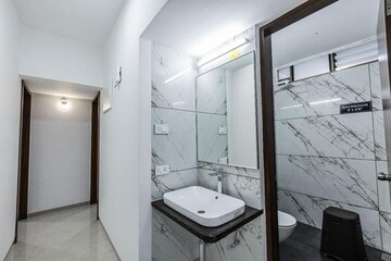 Bathroom in 3 BHK Apartment at Triveni Apartments Model Colony, Model Colony – for Rent