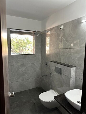 Bathroom in 3 BHK Apartment at Triveni Apartments Model Colony, Model Colony – for Rent