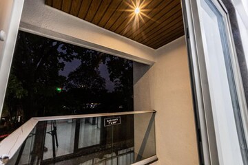 Balcony in 3 BHK Apartment at Triveni Apartments Model Colony, Model Colony – for Rent