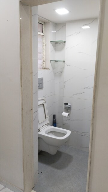Bathroom in 1 BHK Apartment at Shree Mahavir Darshan, Lower Parel – for Rent