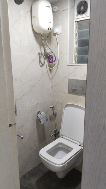 Bathroom in 1 BHK Apartment at Shree Mahavir Darshan, Lower Parel – for Rent