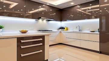 Kitchen in 4 BHK Builder Floor at Chanakyapuri – for Rent