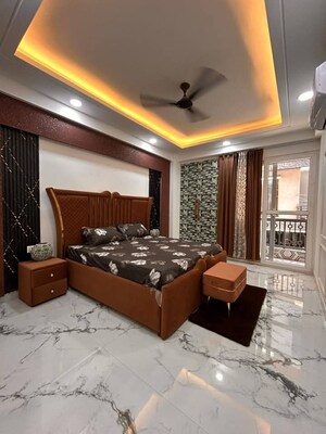 Living Room in 3 BHK Builder Floor at Igi Airport Area – for Sale