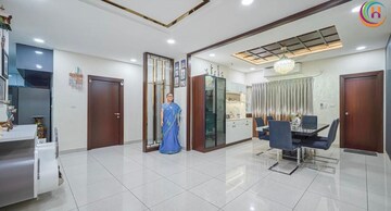 Living Room in 4 BHK Apartment at Prestige High Fields, Gachibowli – for Rent