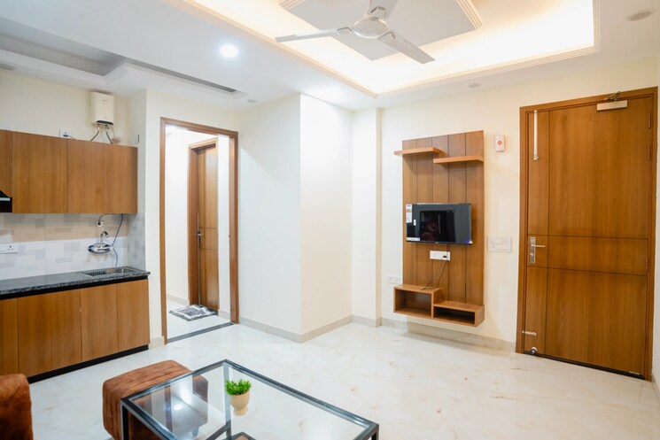 Living Room, sector 55 1 Bedroom 700 Sq.Ft. Builder Floor In Sector 55 Gurgaon 8869940