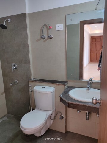 Bathroom in 3 BHK Builder Floor at Chittaranjan Park – for Rent
