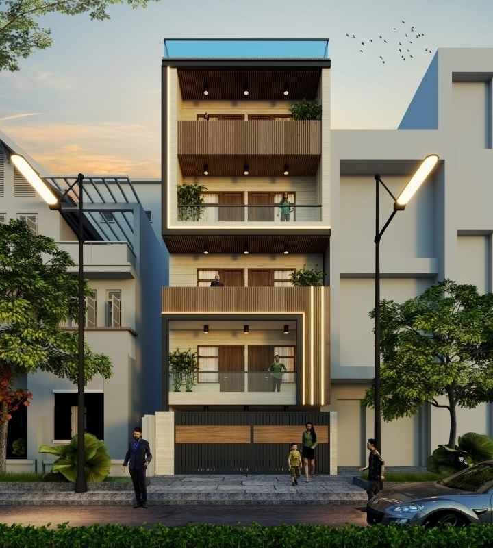 4 BHK + Pooja Room,Study Room Builder Floor For Sale in Ultra Luxury Apartment 