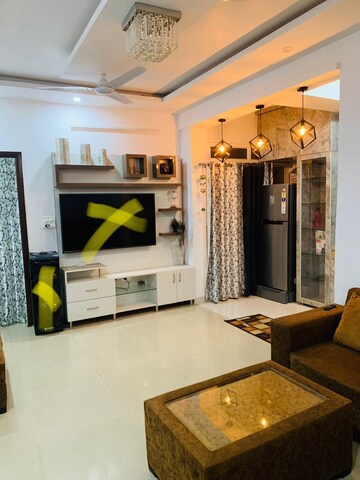 Living Room in 2 BHK Apartment at Supertech Ecovillage II, Sector 16b Greater Noida – for Rent