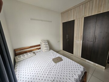 Bedroom in 2 BHK Apartment at Puravankara Palm Beach, Hennur – for Rent