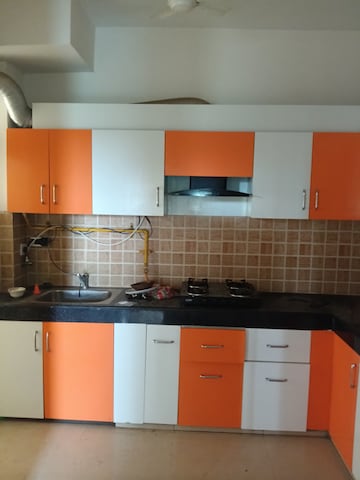 Kitchen in 2.5 BHK Apartment at Mahagun Mywoods, Sector 16c Greater Noida – for Rent