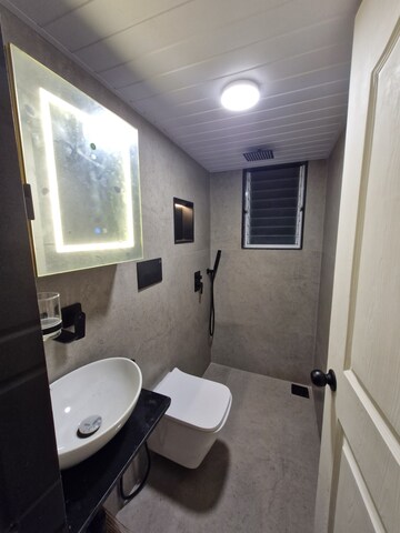 Bathroom in 2 BHK Apartment at Bandra West – for Rent